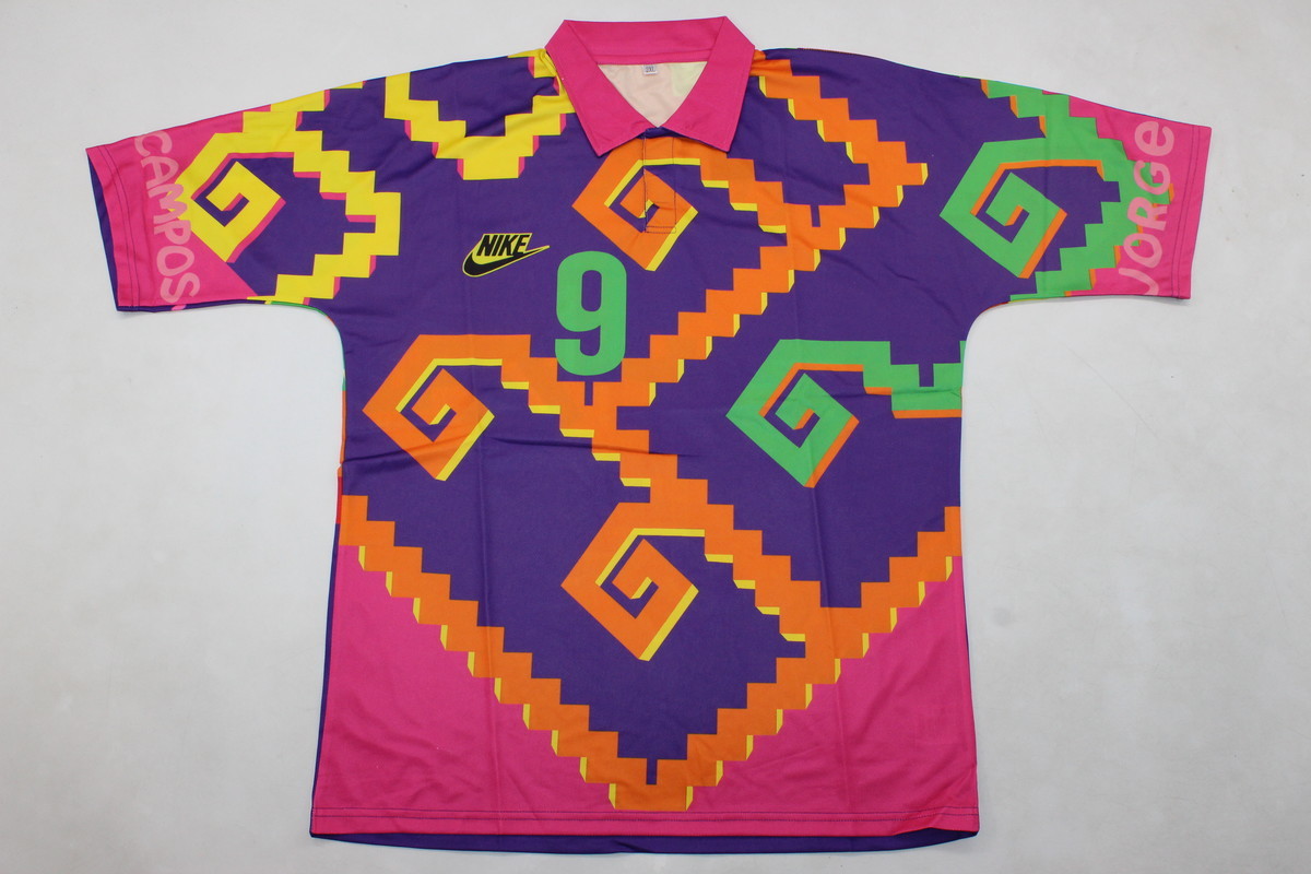 AAA Quality Mexico 1995 GK Purple/Pink Soccer Jersey